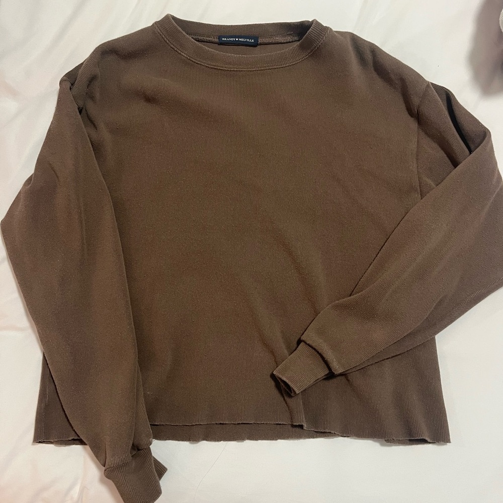 Brandy Melville Brown long sleeve